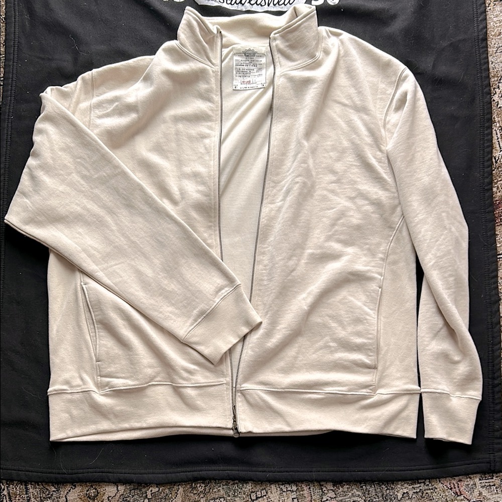 White Zip-Up Jacket